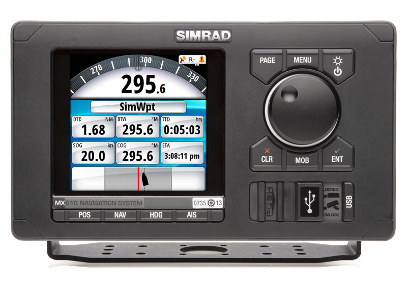 ГНСС  GPS\Глонасс-навигатор Simrad MX610