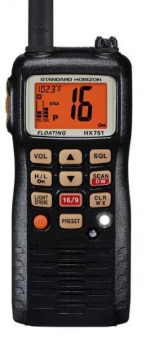 Портативная радиостанция VHF Standard Horizon HX-751