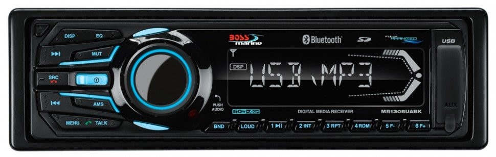 Морская магнитола Boss Audio Marine MR1308UABK